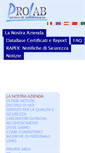 Mobile Screenshot of pro-lab.it